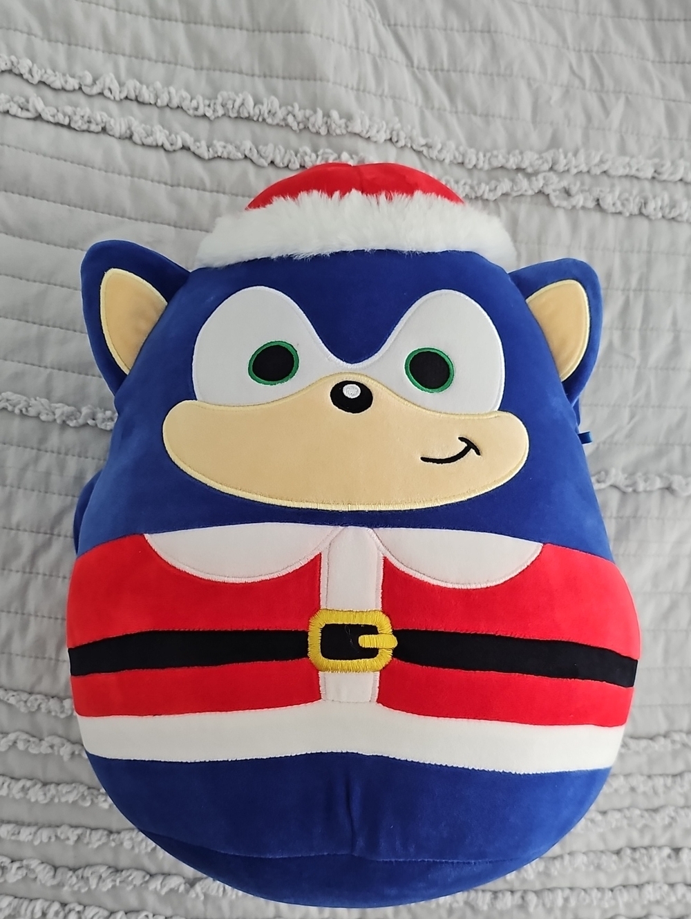 Squishmallows Sonic Santa 12" Plush Limited Holiday Edition Stuffed Animal Pal